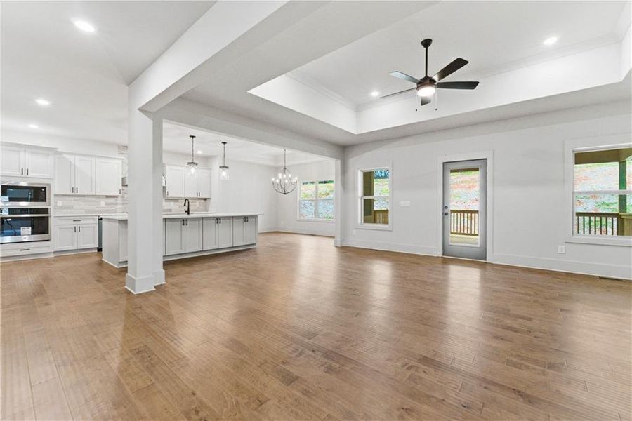 Spacious, unfurnished interior of a new home in Steeplechase, Hoschton (Image 14).