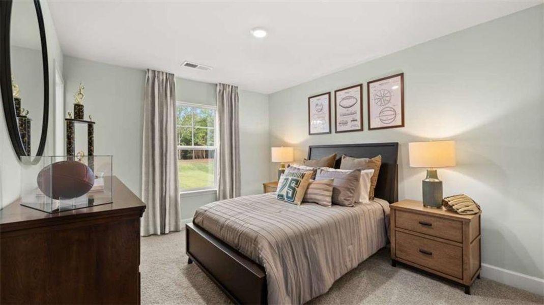 Furnished interior view inside a new home in Heritage Pointe, Senoia (Image 50).