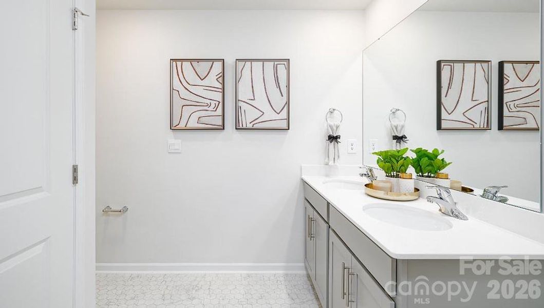 Furnished interior view inside a new home in Clark Creek Landing, Lincolnton (Image 17).