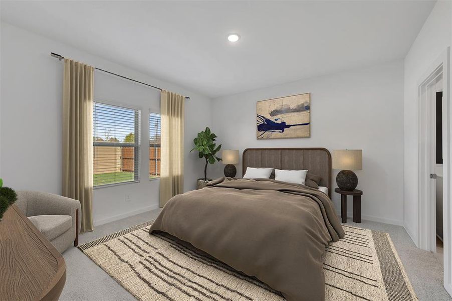 Furnished interior view inside a new home in Aspire at Reunion, Newark (Image 10).