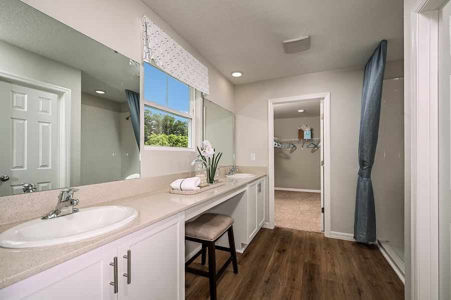 Furnished interior view inside a new home in Scenic Terrace, Haines City (Image 20).