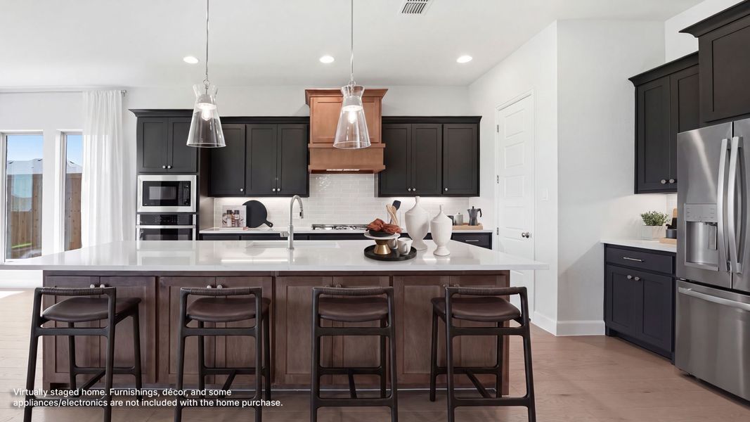 Furnished interior view inside a new home in Sweetgrass, Haslet (Image 4).
