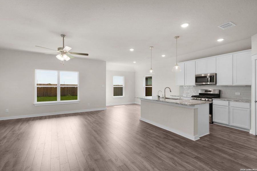 Spacious, unfurnished interior of a new home in Prairie Green, Converse (Image 17). Spacious, unfurnished interior of a new home in Prairie Green, Converse (Image 17).