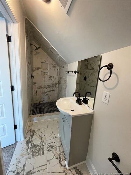 Third floor bonus room, full bathroom Third floor bonus room, full bathroom