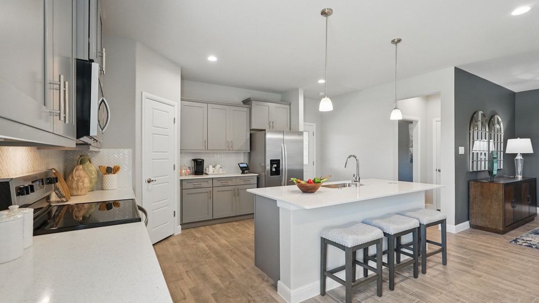Furnished interior view inside a new home in Eden Ranch, Arlington (Image 5).
