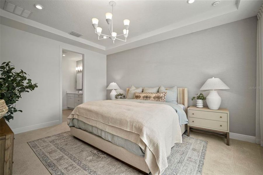 Furnished interior view inside a new home in Fieldstone, Plant City (Image 15).