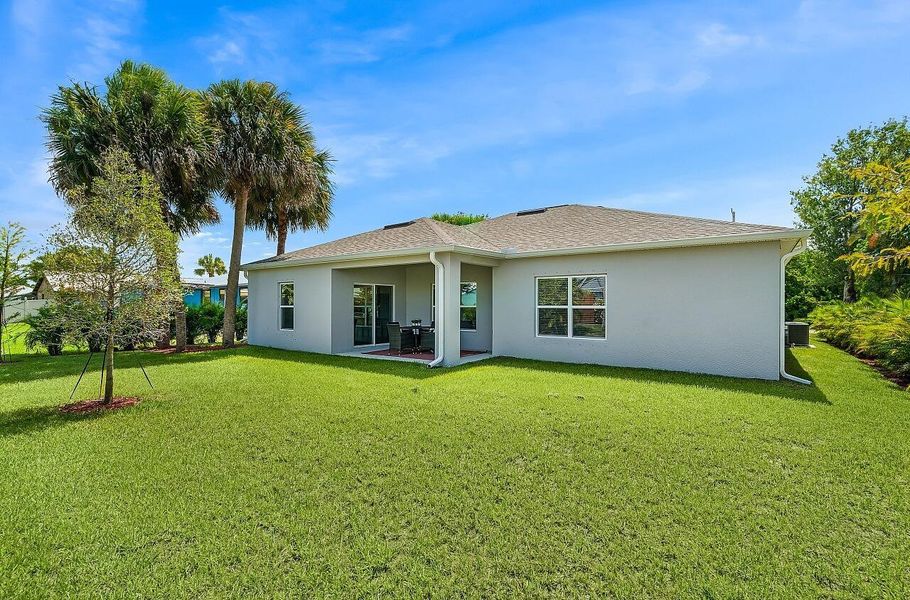 Front exterior of a new home in , Sebastian, FL, highlighting curb appeal (Image 24). Front exterior of a new home in , Sebastian, FL, highlighting curb appeal (Image 24).