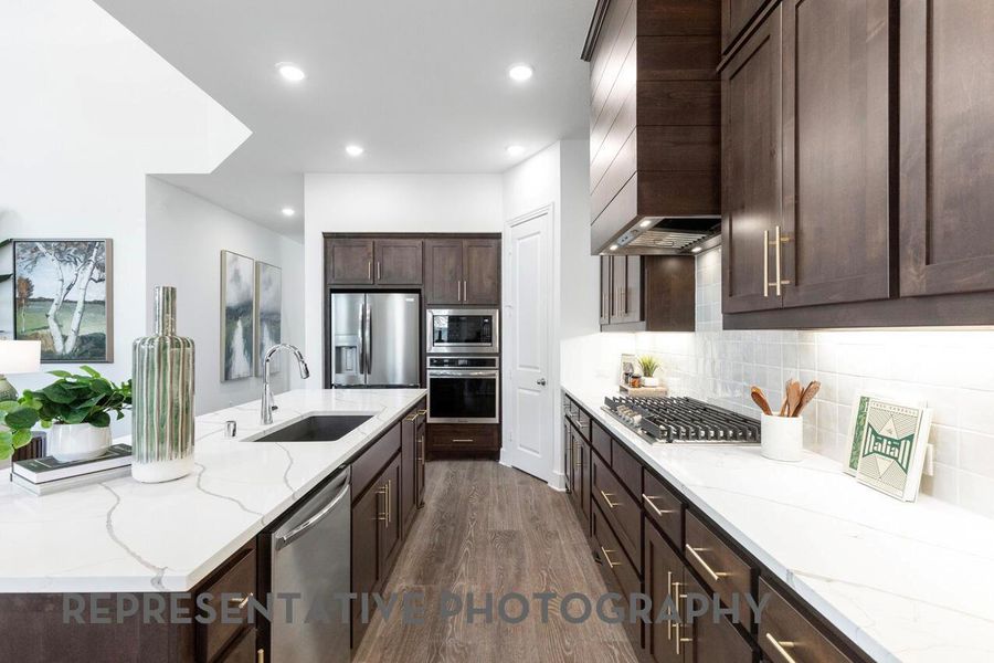 Furnished interior view inside a new home in Parkside On The River, Georgetown (Image 6).