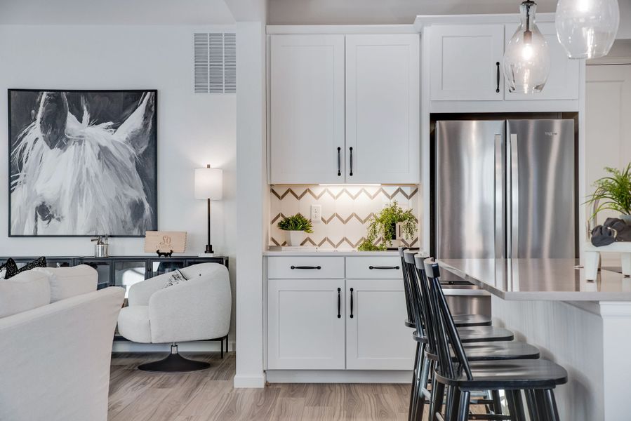 Furnished interior view inside a new home in Reunion, Commerce City (Image 35).