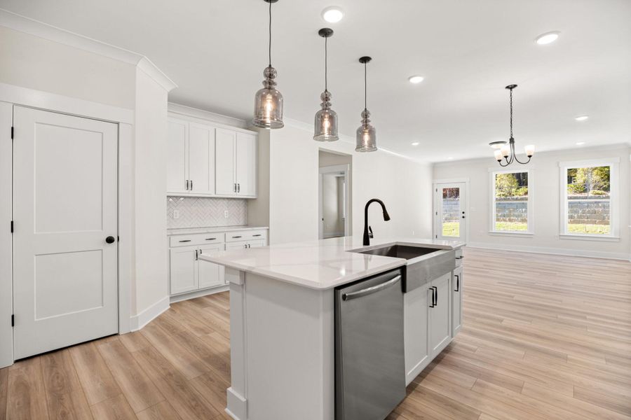 Furnished interior view inside a new home in Harbor Crossing, Greensboro (Image 11).