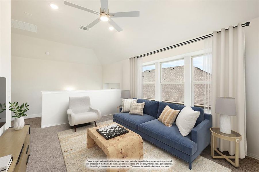 Furnished interior view inside a new home in Arcadia Trails Classic 60, Balch Springs (Image 10).