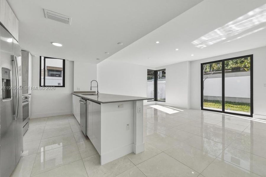 Furnished interior view inside a new home in , Dania Beach (Image 6). Furnished interior view inside a new home in , Dania Beach (Image 6).