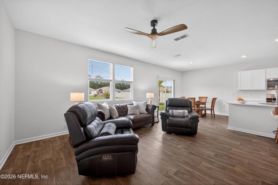 Furnished interior view inside a new home in Entrada, St. Augustine (Image 5).