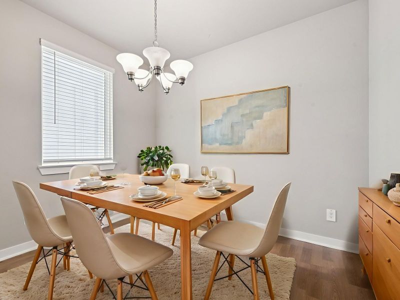 Furnished interior view inside a new home in Pinewood Trails - City Series, Atascocita (Image 5).