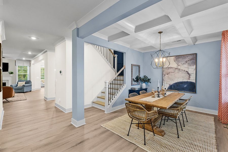 Representative furnished interior of a home built from the Savannah - Vanguard Collection by Mungo Homes in Fieldstone, Lexington (Image 5).