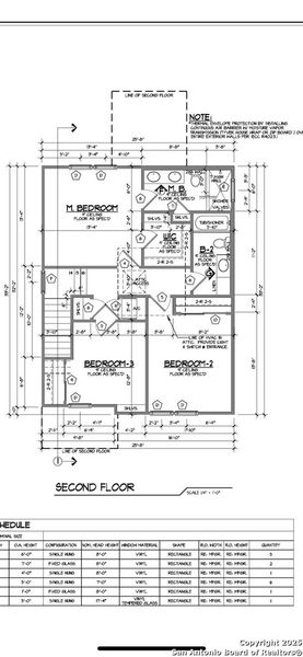 2D floor plan layout of this home in , San Antonio, TX (Image 3).
