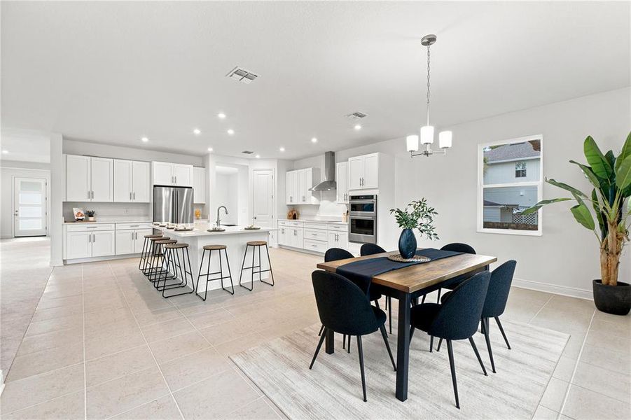 Furnished interior view inside a new home in , Tampa (Image 60).