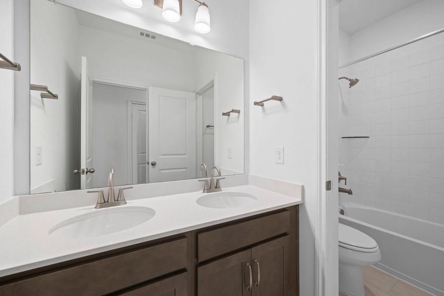 Second bedroom. Note: Sample product photo - actual exterior and interior selections may vary by homesite