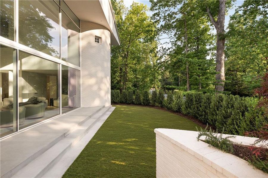 Exterior details and patio area of a home in , Atlanta (Image 47).