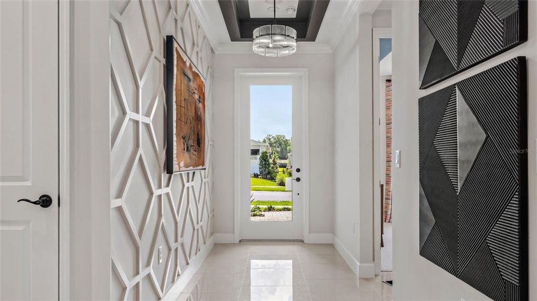 Furnished interior view inside a new home in Cresswind at Hammock Oaks, Lady Lake (Image 14).