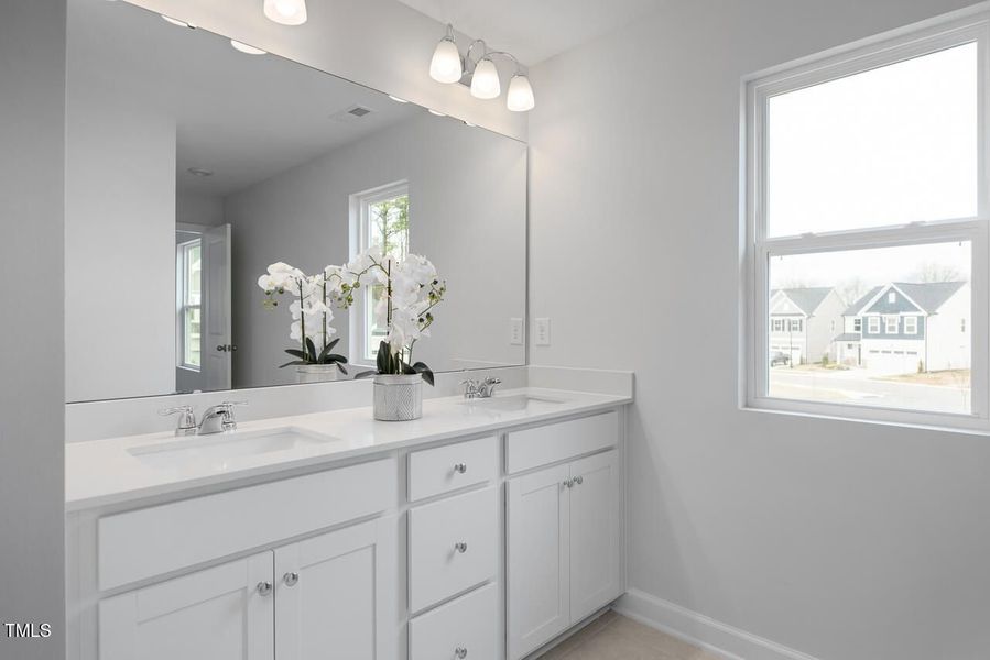 Furnished interior view inside a new home in Gregory Village, Lillington (Image 50). Furnished interior view inside a new home in Gregory Village, Lillington (Image 50).