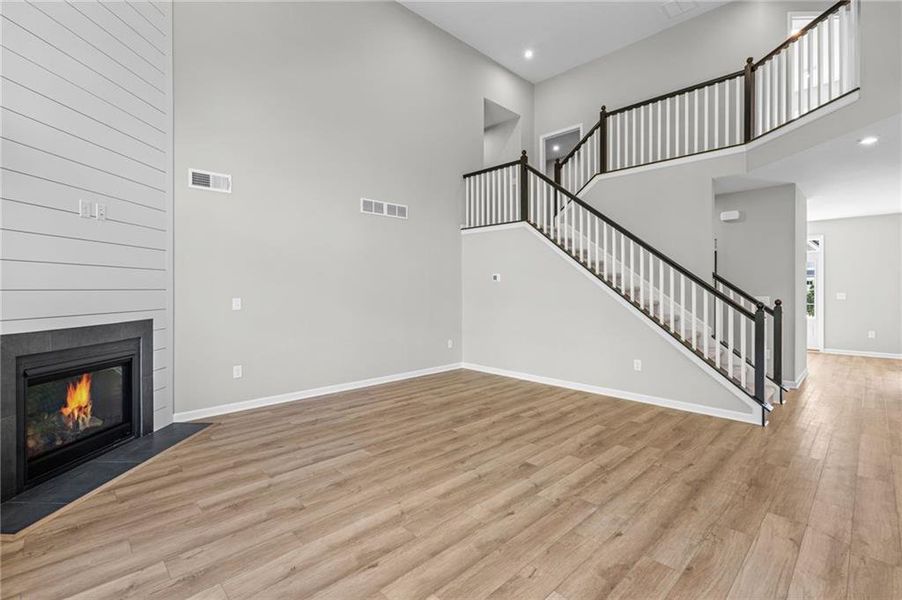 Spacious, unfurnished interior of a new home in The Reserve At Liberty Park, Braselton (Image 40). Spacious, unfurnished interior of a new home in The Reserve At Liberty Park, Braselton (Image 40).