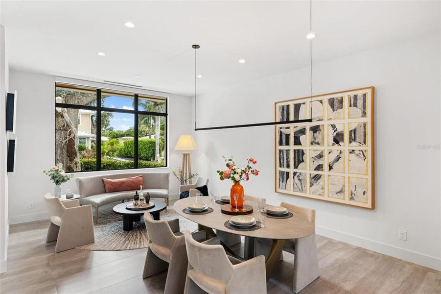 Furnished interior view inside a new home in , Sarasota (Image 37).