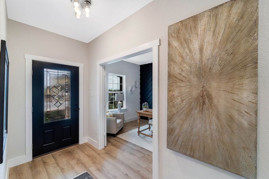 Representative furnished interior of a home built from the Rio Grande by CastleRock Communities in Lone Oak, San Antonio (Image 5).