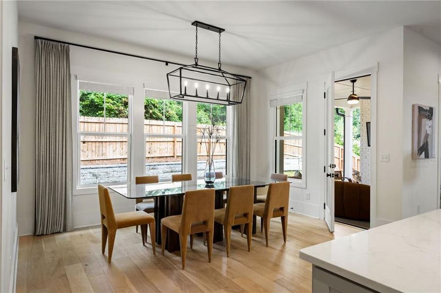 Furnished interior view inside a new home in , Atlanta (Image 6).
