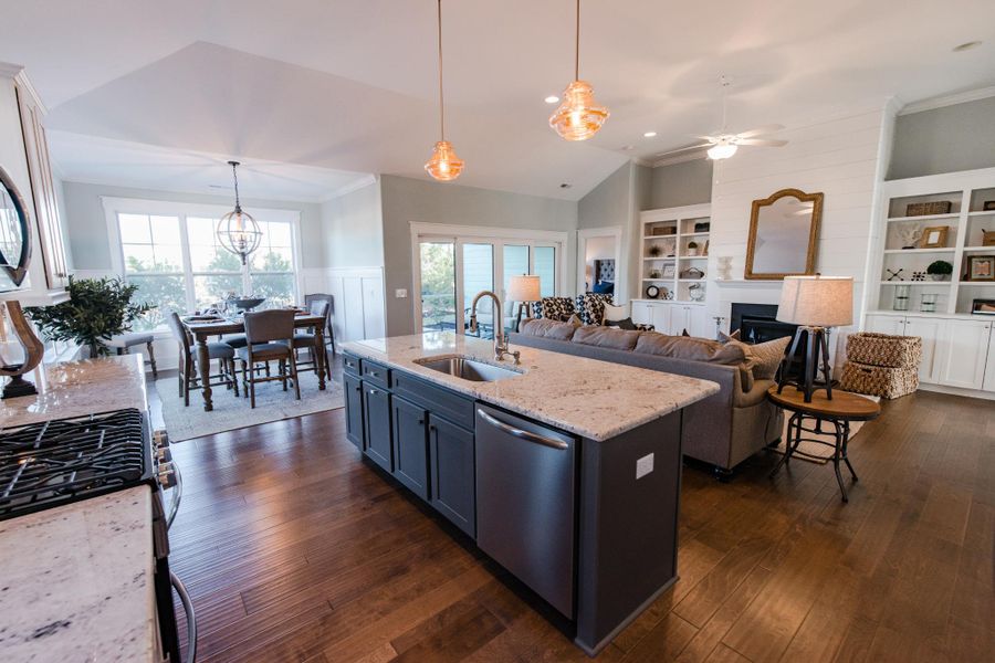 Representative furnished interior of a home built from the Marshall by Bill Clark Homes in Riverside Cove, Wilmington (Image 10).