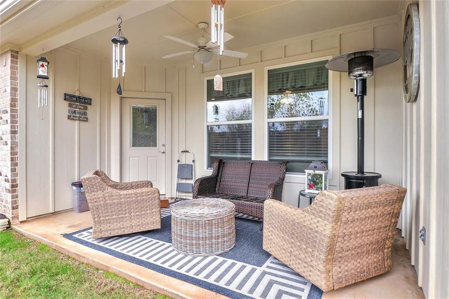 Exterior details and patio area of a home in , Tyler (Image 21).