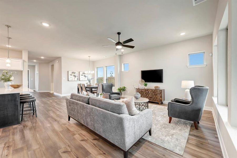 Furnished interior view inside a new home in Talia – Garden Series, Mesquite (Image 16).