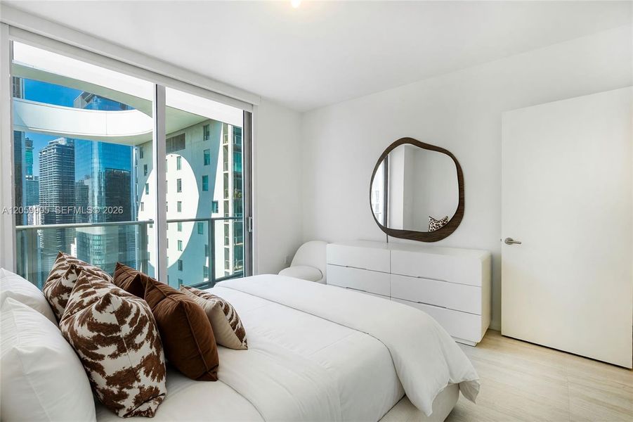 Furnished interior view inside a new home in , Miami (Image 8).