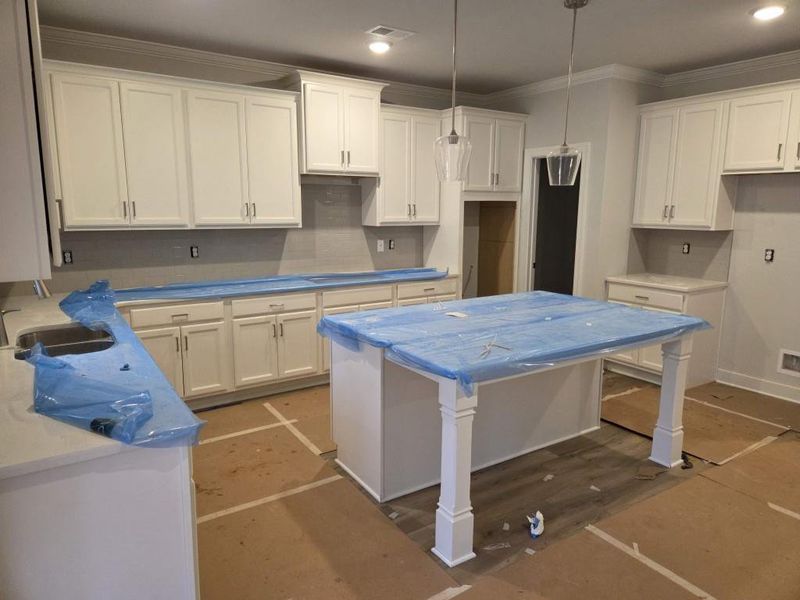 In-progress construction of a new home in Ruby Creek Estates, Atlanta, GA (Image 47).