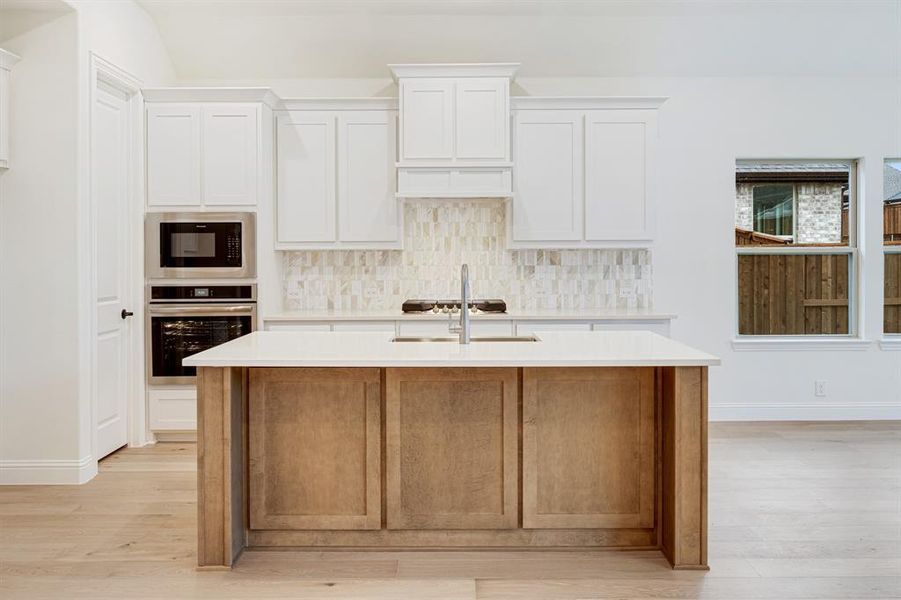 Furnished interior view inside a new home in Windsong Ranch Classic 61, Prosper (Image 7). Furnished interior view inside a new home in Windsong Ranch Classic 61, Prosper (Image 7).