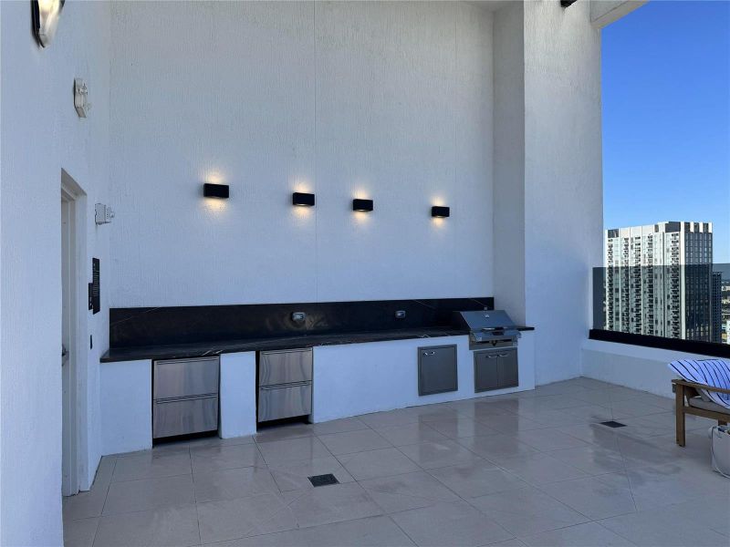 grill area