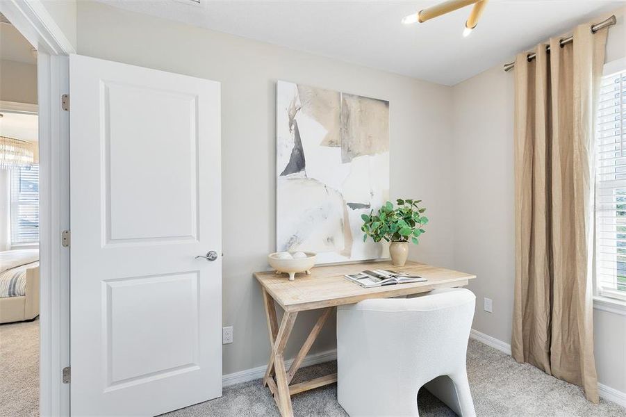 Furnished interior view inside a new home in EverBe, Orlando (Image 11). Furnished interior view inside a new home in EverBe, Orlando (Image 11).