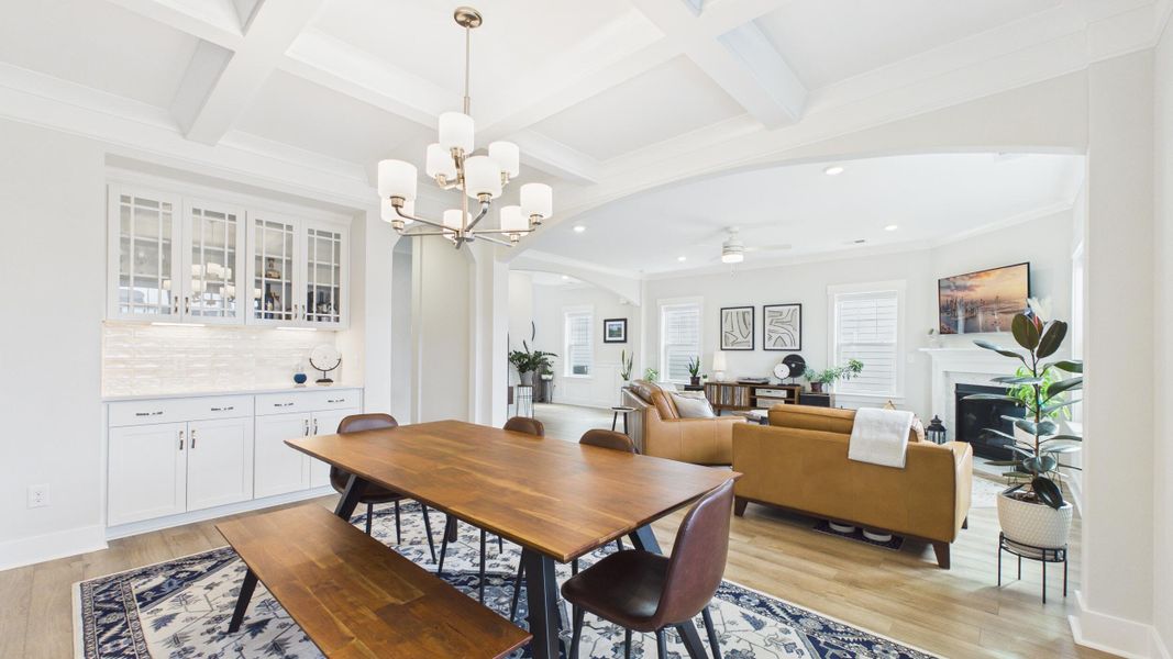 Furnished interior view inside a new home in Hewing Farms, Summerville (Image 19).
