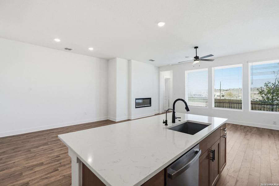 Furnished interior view inside a new home in Prominence, San Antonio (Image 15).
