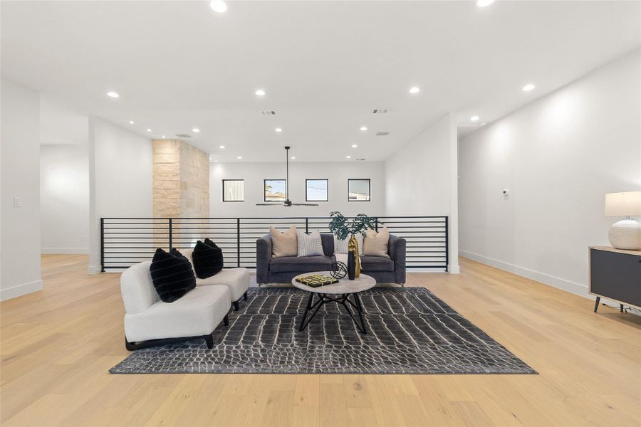 Furnished interior view inside a new home in , Houston (Image 6).