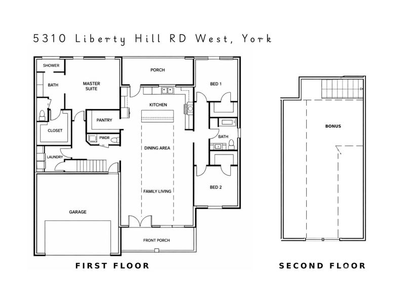 Floor Plan Layout Sketch - May not be exact Floor Plan Layout Sketch - May not be exact