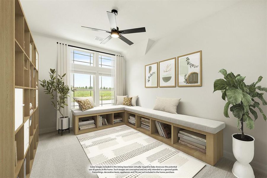 Furnished interior view inside a new home in The Retreat at North Grove 60, Waxahachie (Image 4). Furnished interior view inside a new home in The Retreat at North Grove 60, Waxahachie (Image 4).