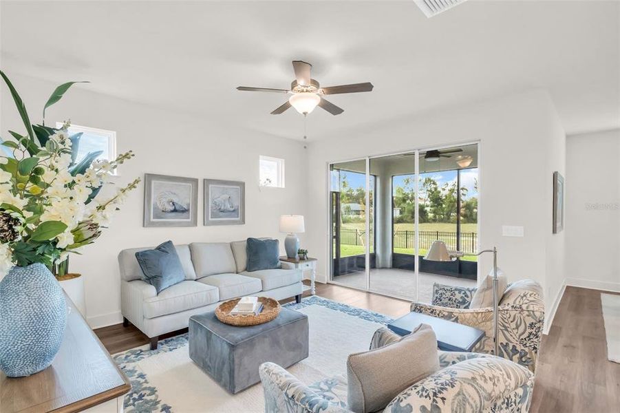 Furnished interior view inside a new home in Arbor Meadows, Spring Hill (Image 13). Furnished interior view inside a new home in Arbor Meadows, Spring Hill (Image 13).