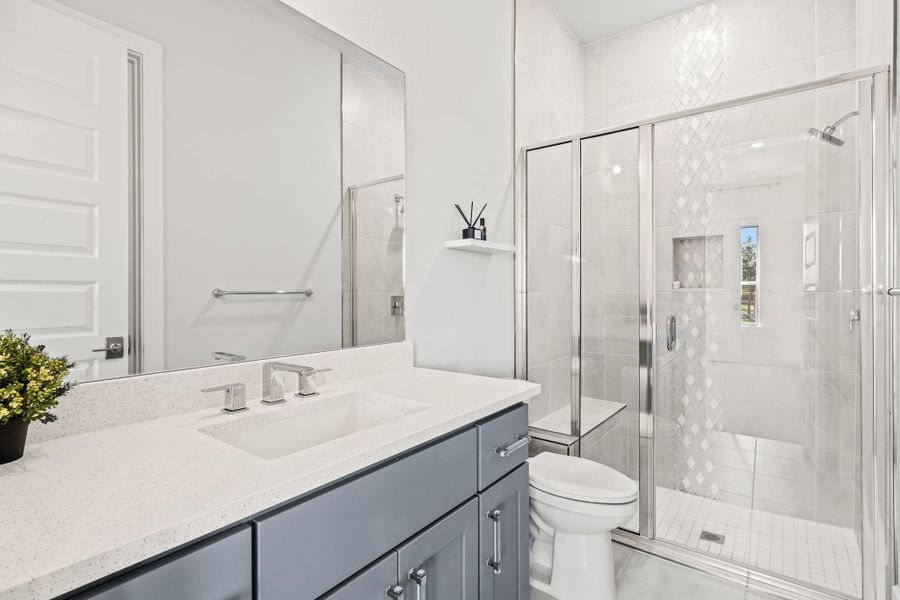 Furnished interior view inside a new home in Fulshear Run, Fulshear (Image 34). Furnished interior view inside a new home in Fulshear Run, Fulshear (Image 34).