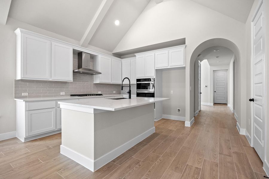 Furnished interior view inside a new home in Parmer Ranch, Georgetown (Image 12).