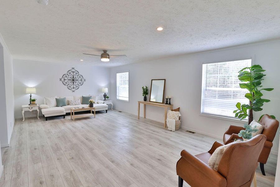 Furnished interior view inside a new home in , Cross (Image 11). Furnished interior view inside a new home in , Cross (Image 11).