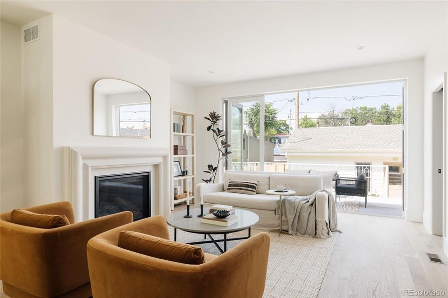 Furnished interior view inside a new home in , Denver (Image 38). Furnished interior view inside a new home in , Denver (Image 38).