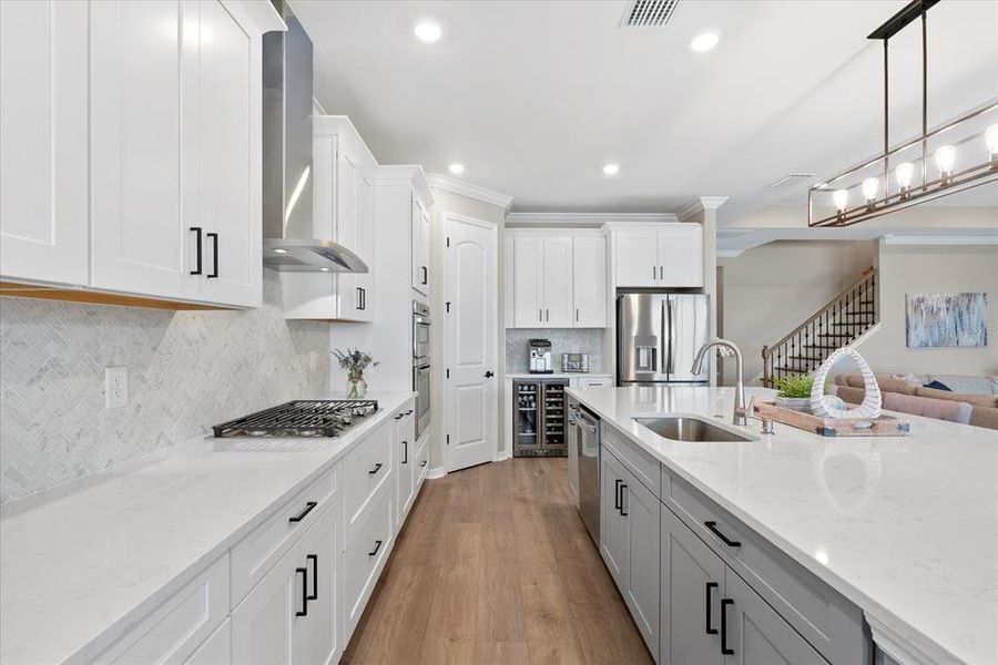 Furnished interior view inside a new home in , Bradenton (Image 8). Furnished interior view inside a new home in , Bradenton (Image 8).