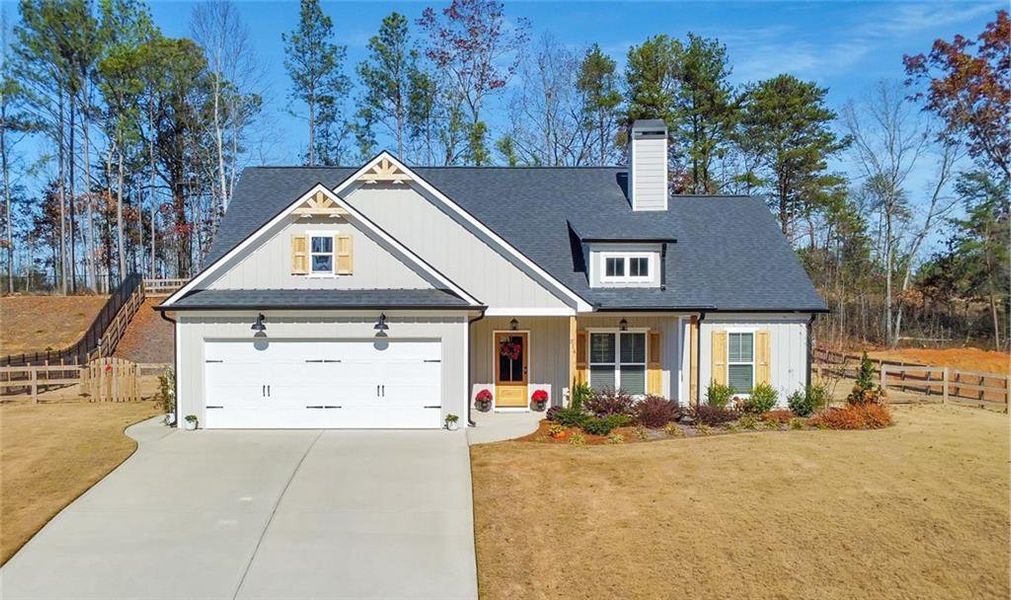 Front exterior of a new home in , Rockmart, GA, highlighting curb appeal (Image 2). Front exterior of a new home in , Rockmart, GA, highlighting curb appeal (Image 2).