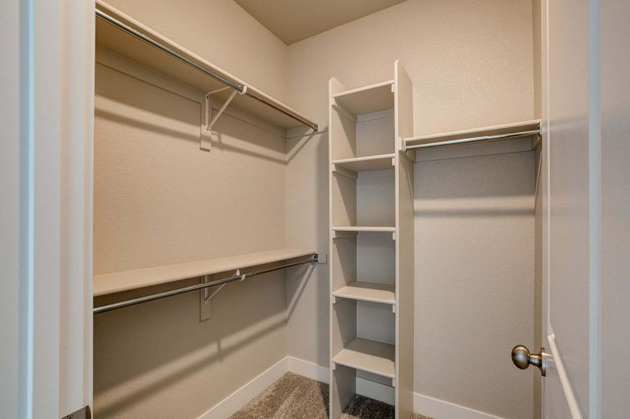 2nd Bedroom Closet - Not Actual Home - Finishes May Vary